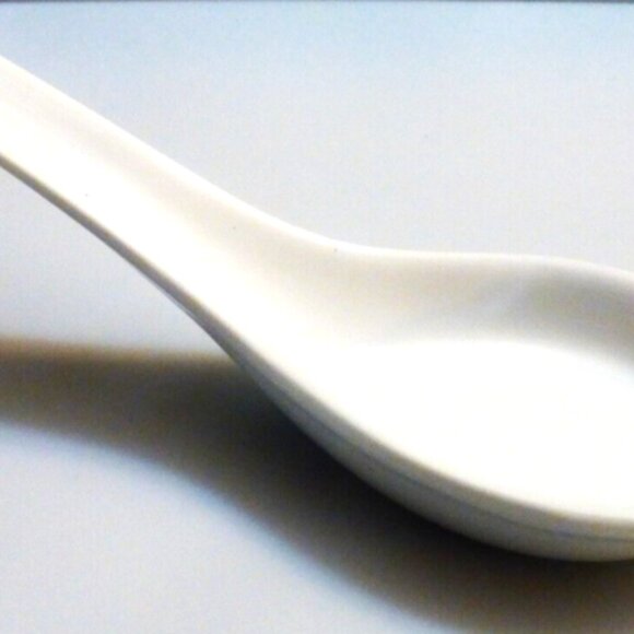 12x Royal Classic WON TON Soup SPOONS Durable Porcelain Chinse Spoons Japanese - Picture 6 of 8